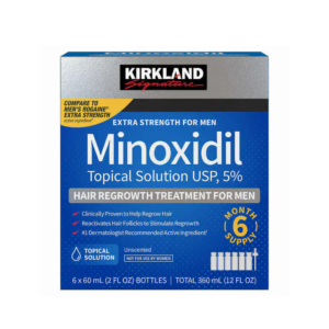 Kirkland 5% Minoxidil 男士生髮水 6支裝｜Topical Solution