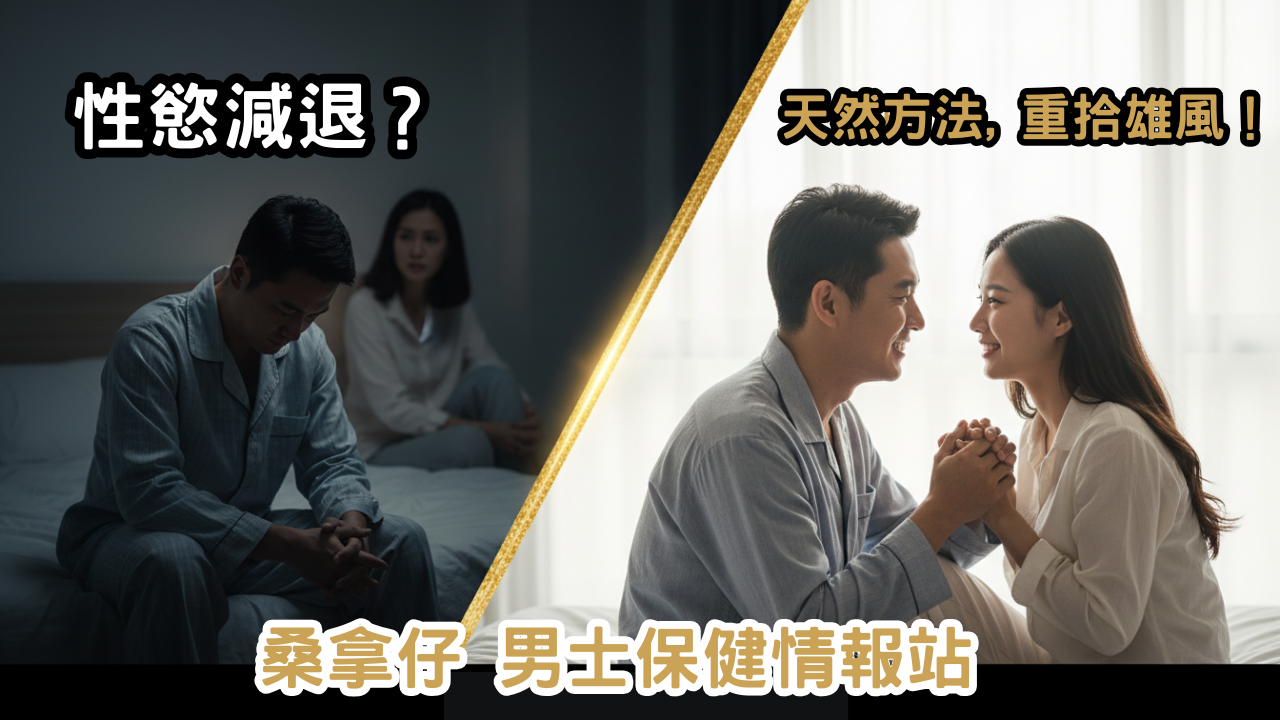 【2026香港男士必睇】性慾減退點算好？5大原因 + 4大天然改善方法（唔使食西藥）